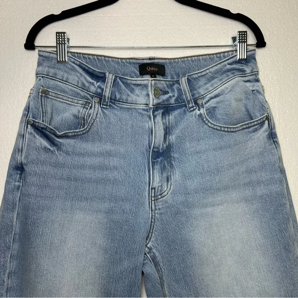 Quince Light Blue Flare Jeans - Picture 4 of 5